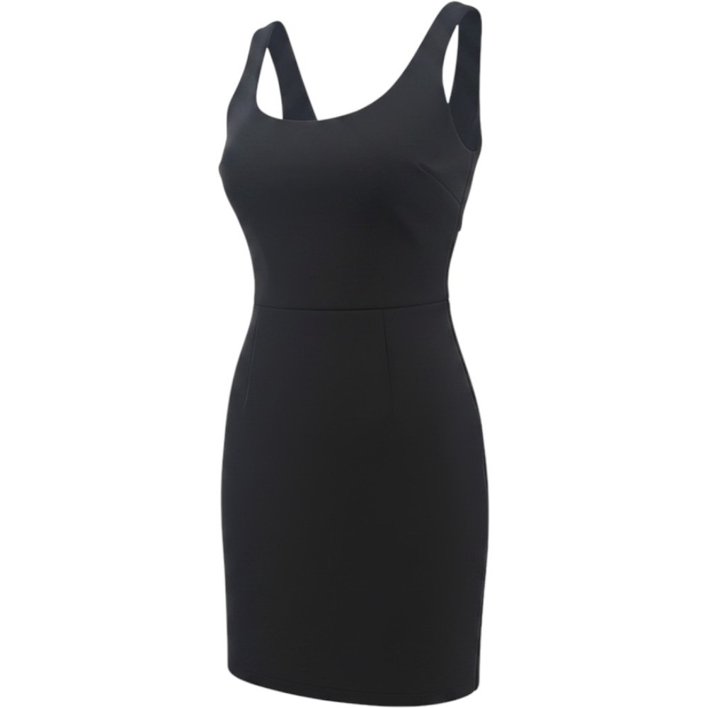 GUESS SIZE 4 Dress Halter Style Sleeveless Scuba Fabric Lined Bodycon